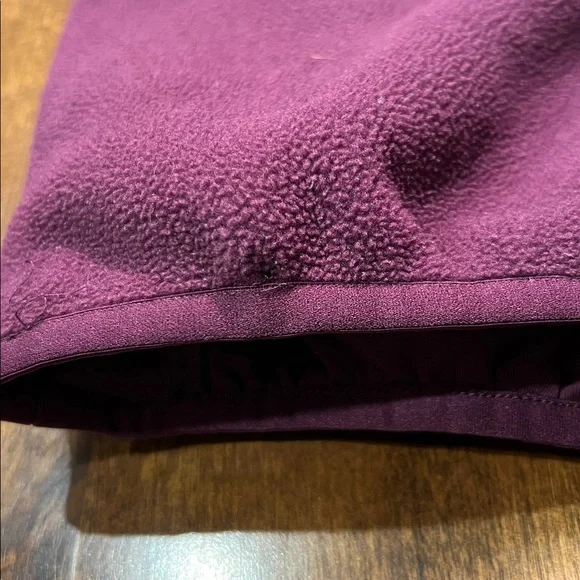 Aritzia TNA Fleece Quarter Zip Purple 2XS - Picture 2 of 6